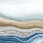 Waves of Tranquil Layers I Art Print by PI Studio