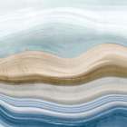 Waves of Tranquil Layers II Art Print by PI Studio