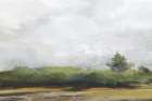 Lone Tree Under Overcast Sky Art Print by Pi Studio