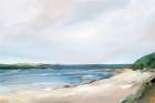 Coastal Serenity Under Vast Skies Art Print by PI Studio