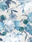 Gentle Blooms in Cool Hues II Art Print