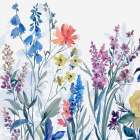 Vibrant Garden Blooms in Watercolor II Art Print by PI Studio