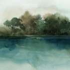 Whispering Forest by Tranquil Waters Art Print by PI Studio