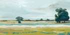 Tranquil Landscape with Distant Trees Art Print by PI Studio