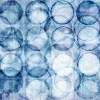 Geometric Harmony in Cool Blues Art Print