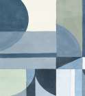 Geometric Harmony in Soft Hues I Art Print by PI Studio