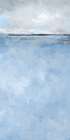 Calm Horizon Under Clouded Sky II Art Print