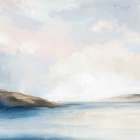 Serene Horizon Over Calm Waters Art Print by PI Studio