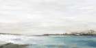 Serene Coastal Horizon Art Print by PI Studio