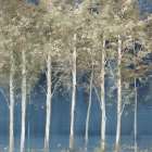 Whispering Trees Against Twilight II Art Print