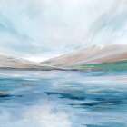 Calm Waters Under Soft Skies Art Print by PI Studio