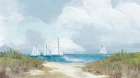 Sailboats on a Tranquil Shore Art Print