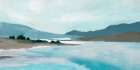 Serene Mountain Lake View Art Print by PI Studio
