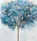Denim Tree Art Print