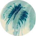 Blue Palm II Botanical Print