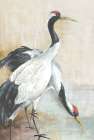 Delicate Cranes Art Print