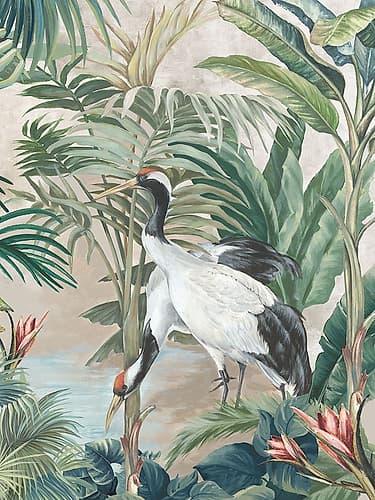 Forst Cranes Art Print