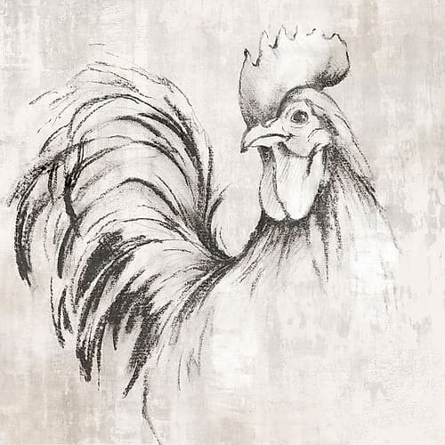 Country Rooster Art Print