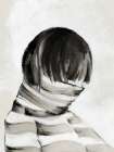 Wrapped in Silent Isolation Abstract Art Print