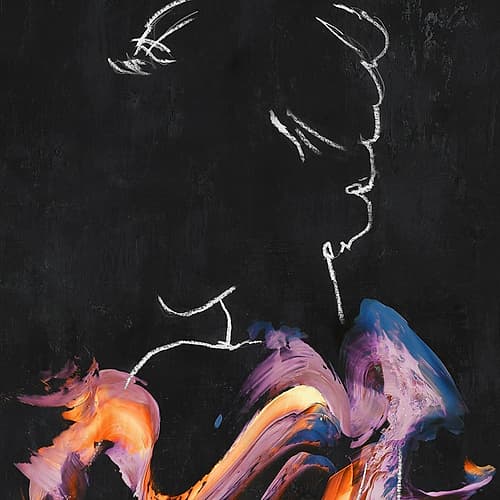 Colorful Silhouette in Motion II Art Print