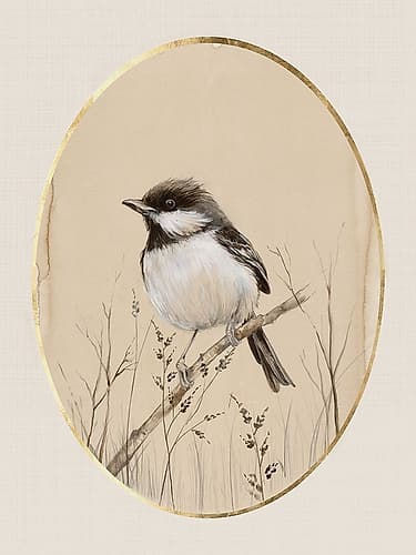 Birds in Frame II Art Print