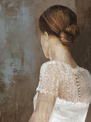 White Lace III Art Print by Adam Jones