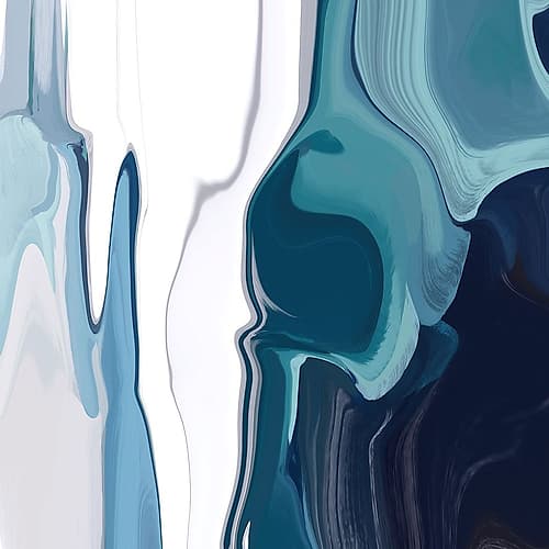 Passage between the rocks II Art Print