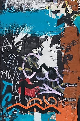 Word On The Street I Word Art Print