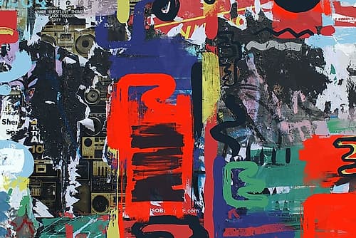 Paint Over It Pop art reproduction