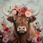 Majestic Moo II Art Print