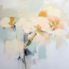 Abstract Muted Floral I Art Print