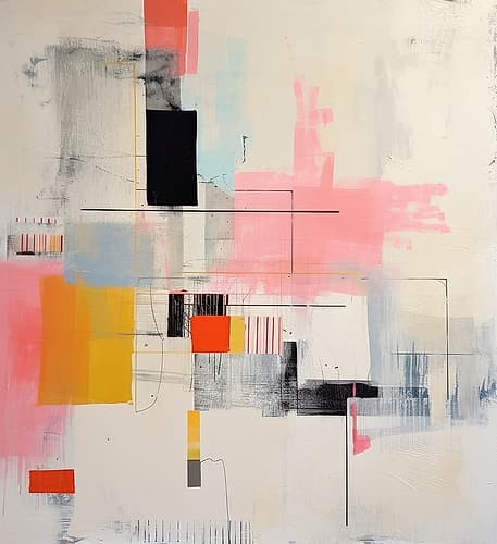 Vibrant Euphoria I Abstract Art Print