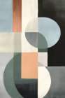 Sage Green Midcentury Magic I Minimalist Print