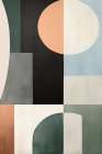 Sage Green Midcentury Magic III Abstract Art Print