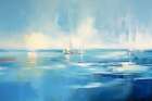 Aqua Sonata I Coastal Print