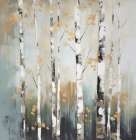Birch Silhouettes II Modern Print