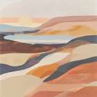 Rustic Horizon I Art Print