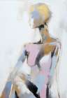 Figural Elegance II Abstract Art Print