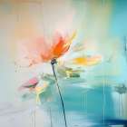 Symphony of Blue Flowers I Art Print