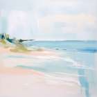 Reflection of Beach II Art Print
