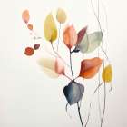 Fluid Floral Artistry I Art Print