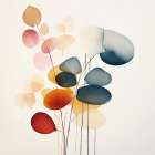Fluid Floral Artistry II Art Print
