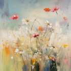Blooms in the Meadow I Art Print