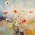 Blooms in the Meadow II Art Print