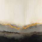 Black and Gold Serenity I Art Print