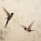 Elegance in Flight I Minimalist Print