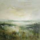 Green Pastures II Art Print