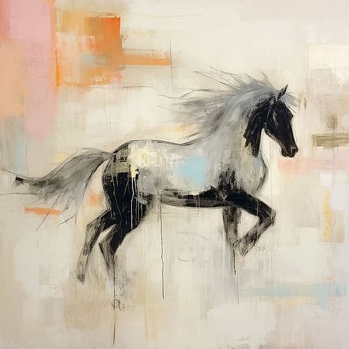 Dynamic Grace in Motion I Moderne reproduction