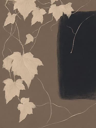 Vine Leaves and Dark Portal II Moderne reproduction
