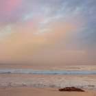 Sunset Shoreline Art Print by Roberta Murray